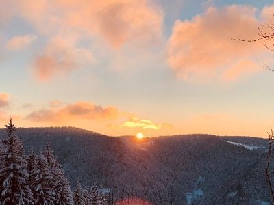 Sonnenuntergang im Winter