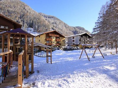 Winter Ansicht m Spielplatz