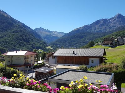 Ausblick vom Balkon