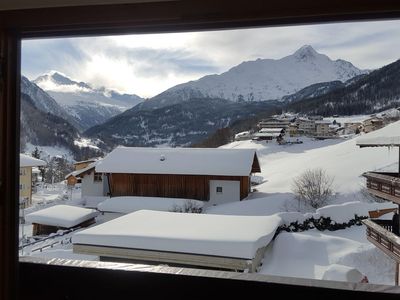 Zimmerausblick Ötztaler Bergwelt