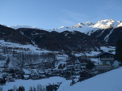 Aussicht Richtung Dorfmitte und Giggijoch