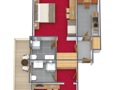 Ferienwohnung für 5 Personen (63 m²) in Sölden (Tirol) 5/10