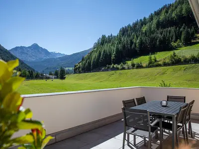 Terrasse im Appartement