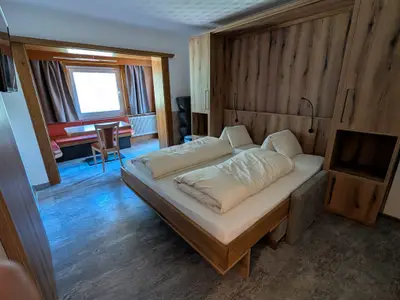 Wohnlandschaft als Doppelbett