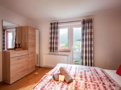 Auch das Schlafzimmer hat seinen eigenen Balkon