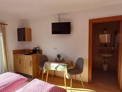 Doppelzimmer Wanderglück mit  Minniküche