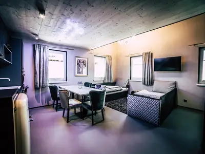 Söll_AparthotelOldSchool_Esstisch_WilderKaiser