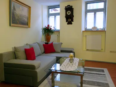 Ferienwohnung 1 - Wohnzimmer