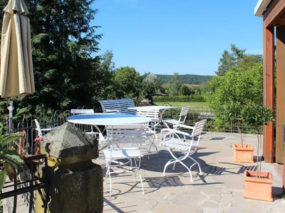 Terrasse am Wintergarten