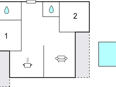 Ferienwohnung für 4 Personen (92 m²) in Cala Bona 1/10
