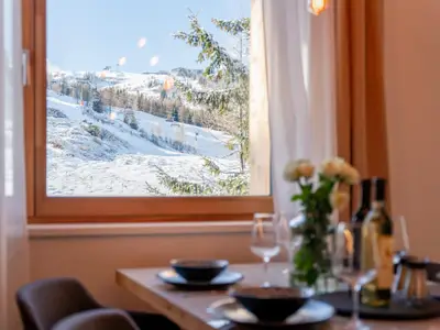 Aussicht vom Ferienhaus [Winter]