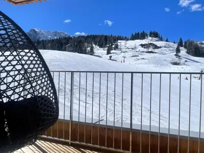 Aussicht vom Ferienhaus [Winter]