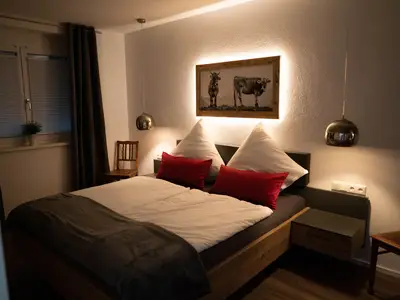 Schlafzimmer beleuchtet