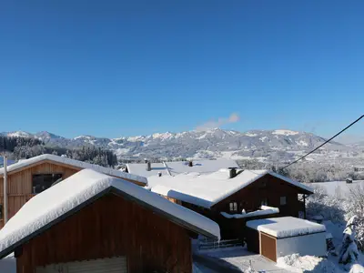 Blick aus dem Wohnzimmerfenster