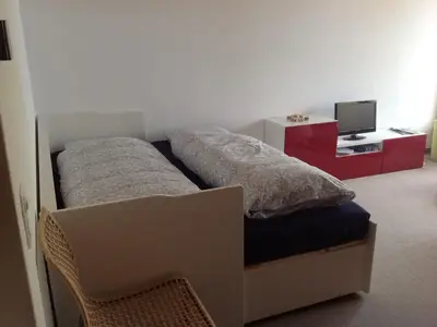 Bett ausgezogen