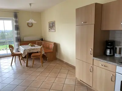 Küche und Essbereich Schwalbennest