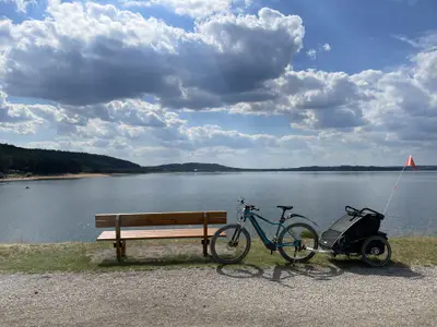 Radtour um den Brombachsee