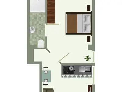 Ferienwohnung für 2 Personen (30 m²) in Spiekeroog 10/10