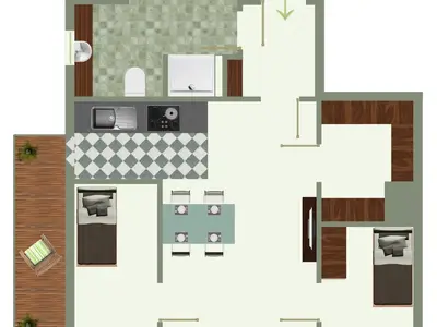 Ferienwohnung für 4 Personen (45 m²) in Spiekeroog 8/10