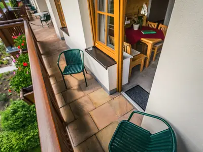 Balkon Ferienwohnung Morgensonne