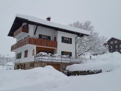 Haus Salzmann im Winter