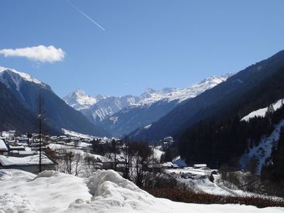 Sicht in die Berge