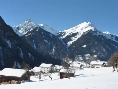 Blick nach St. Gallenkirch vom Haus