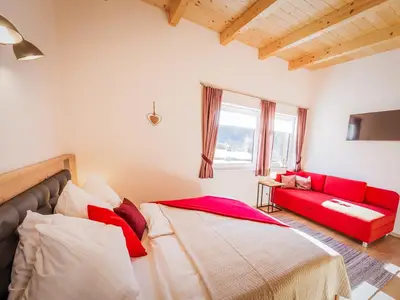 Rote Ferienwohnung - Schlafzimmer 2