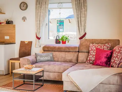 Rote Ferienwohnung - Wohnbereich