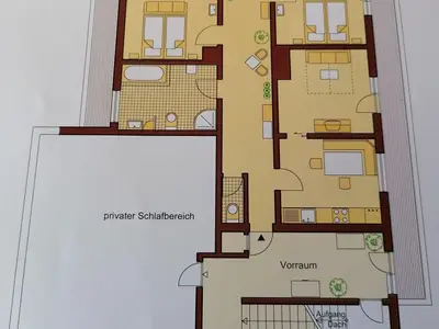 Grundriss Ferienwohnung