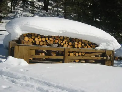 Schneelandschaft abseits der Pisten