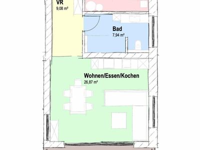 Wohnungsgrundriss Appartement 2