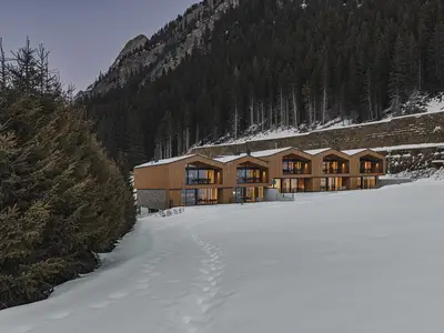 Chalet Aussenansicht Winter