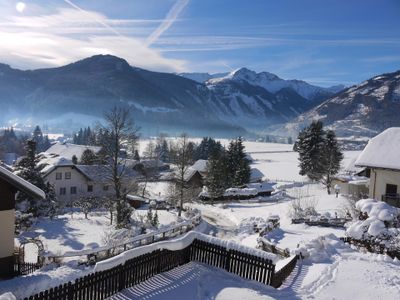 Ausblick aus dem Fenster. Winterblick