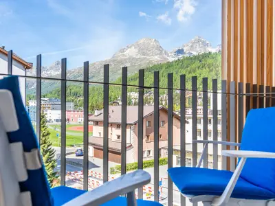 Ausblick vom Balkon