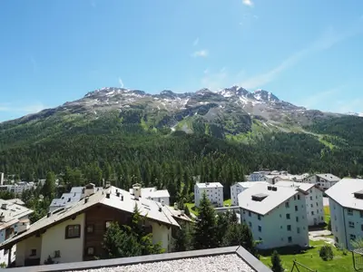 Aussicht von der Dachterrasse (Frühling)