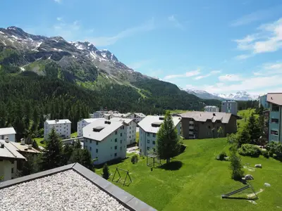 Aussicht vom Balkon (Frühling)