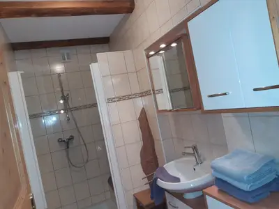 Ferienwohnung Freithofberg Badezimmer