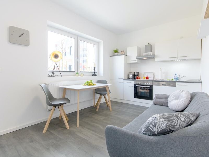 Ferienwohnung Kleine Koje Wohnzimmer