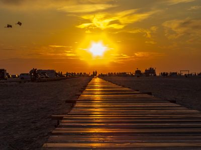 Sonnenuntergang an der Nordsee