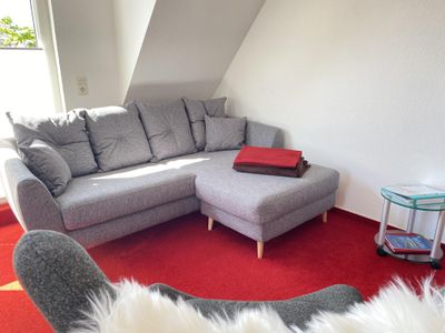 Ferienwohnung Dünenwind Wohnzimmer