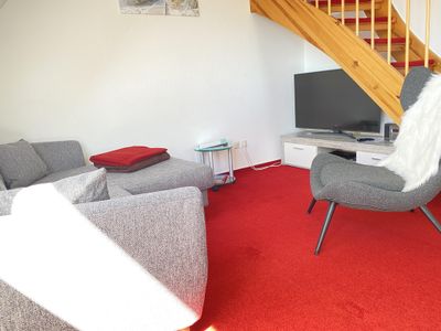 Ferienwohnung Dünenwind Wohnzimmer