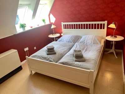 1. Schlafzimmer mit einem Doppelbett