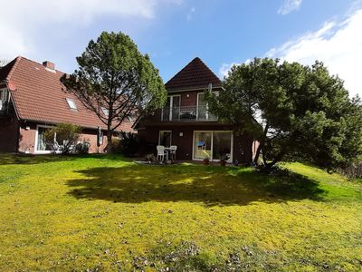 Blick auf das Ferienhaus