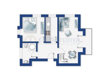 Ferienwohnung für 5 Personen (70 m²) in St. Peter-Ording 5/10