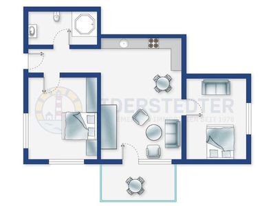 Ferienwohnung für 4 Personen (60 m²) in St. Peter-Ording 8/10