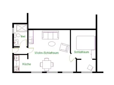 Ferienwohnung für 2 Personen (32 m²) in St. Peter-Ording 9/10