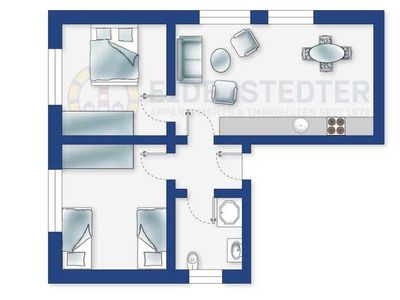 Ferienwohnung für 4 Personen (55 m²) in St. Peter-Ording 4/10