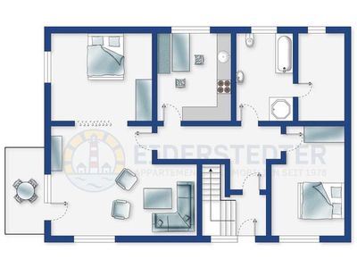 Ferienwohnung für 4 Personen (78 m²) in St. Peter-Ording 5/10