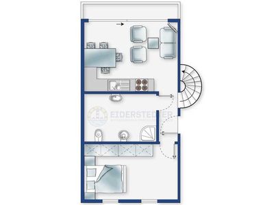 Ferienwohnung für 4 Personen (62 m²) in St. Peter-Ording 4/10